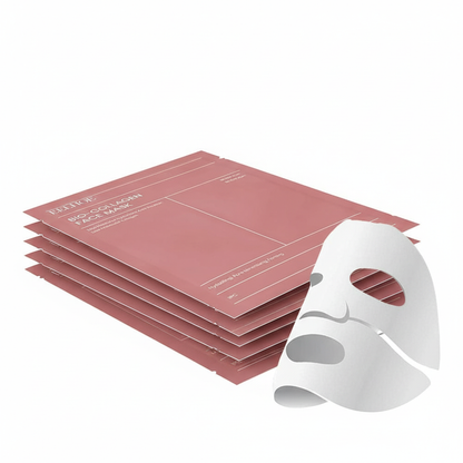 1/5/10PCs Bio Collagen Face Mask Shrink Pores Deep Hydrating Overnight Mask Moisturizing Refreshing Brightening Face Skin Care